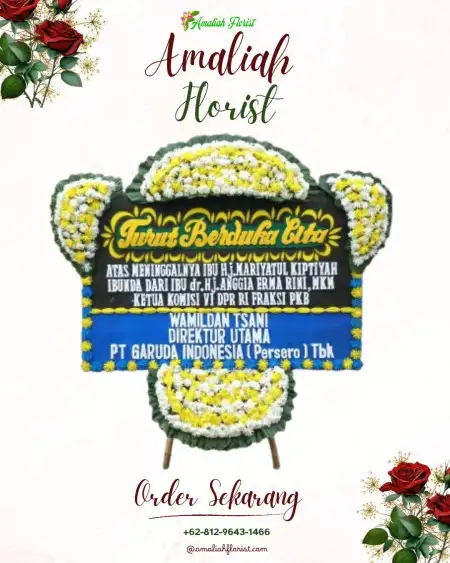 Papan Bunga Duka Malang